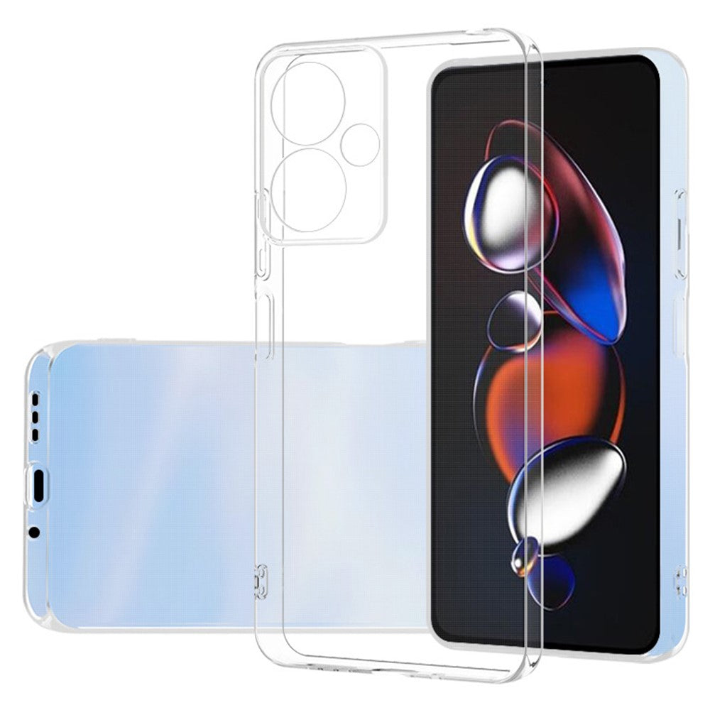 For-Xiaomi-Redmi-13C-5G-/-Poco-M6-5G-Phone-Case-Soft-TPU-Cover-Precise-Lens-Cutout-Transparent
