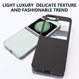For-Samsung-Galaxy-Z-Flip7-FE-5G-/-Z-Flip6-5G-Case-Skin-feel-Hard-PC-Protective-Phone-Cover-Black