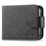 LC.IMEEKE-For-Samsung-Galaxy-Z-Flip7-FE-5G-/-Z-Flip6-5G-Case-Scratch-resistant-Leather+PC-Calf-Texture-Stand-Phone-Cover-Black