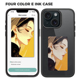 E-Ink-Phone-Case-for-iPhone-13-/-14-Smart-NFC-Phone-Case-Photo,-Black-/-White-/-Red-/-Yellow-4-Color-Black