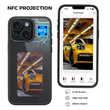 E-Ink-Phone-Case-for-iPhone-13-/-14-Smart-NFC-Phone-Case-Photo,-Black-/-White-/-Red-/-Yellow-4-Color-Black