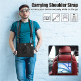 For-iPad-Air-13-(2025)-/-(2024)-Kickstand-Case-TPU+PC+Silicone-Tablet-Cover-with-Shoulder-Strap-Black