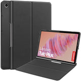 For-Lenovo-Tab-Plus-Stand-Case-Shockproof-Leather-Tablet-Cover-Black