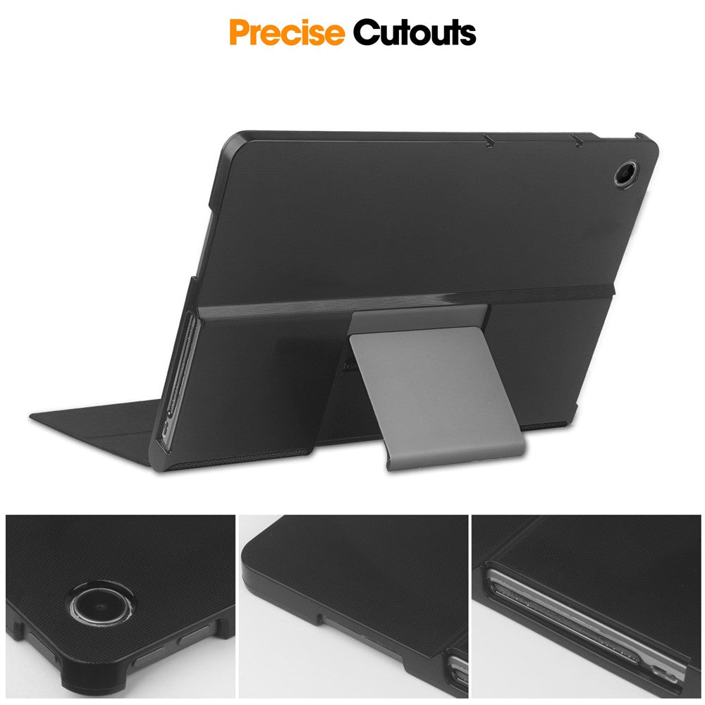 For-Lenovo-Tab-Plus-Stand-Case-Shockproof-Leather-Tablet-Cover-Black