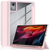 For-Lenovo-Tab-K11-Plus-TB230XC-Case-Auto-Sleep-/-Wake-PU-Leather-Flip-Tablet-Cover-Triple-Fold-Stand-Pink