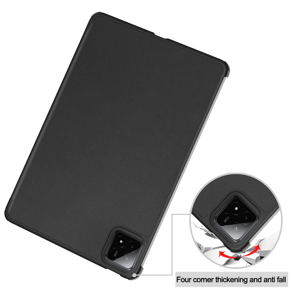 For-Xiaomi-Pad-8-Pro-/-Pad-8-/-Pad-7-Pro-/-Pad-7-Case-Anti-Drop-Leather-Stand-Tablet-Cover-Black