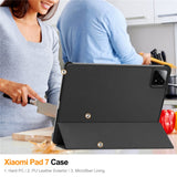 For-Xiaomi-Pad-8-Pro-/-Pad-8-/-Pad-7-Pro-/-Pad-7-Case-Anti-Drop-Leather-Stand-Tablet-Cover-Black