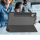 For-Lenovo-Idea-Tab-Pro-Case-Anti-Drop-Leather-Stand-Tablet-Cover-Grey