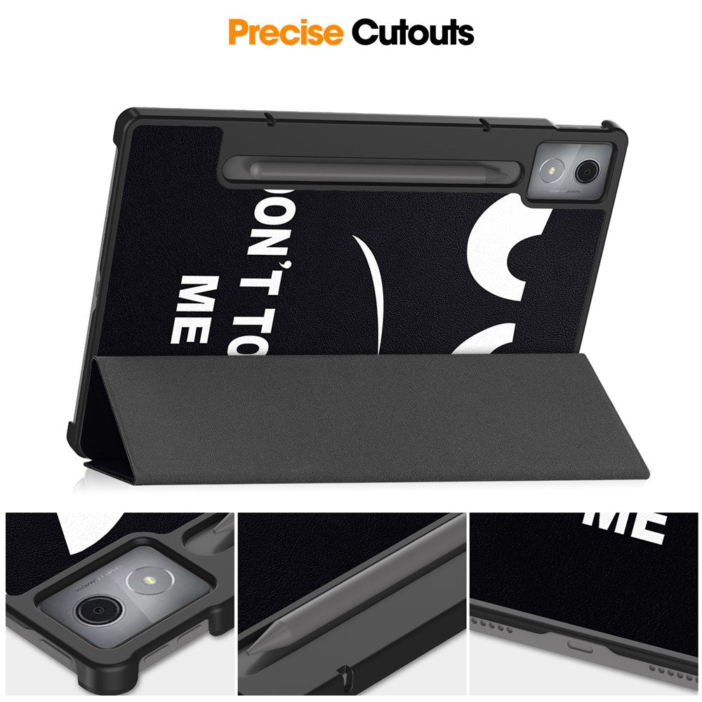 For-Lenovo-Idea-Tab-Pro-Case-Pattern-Print-Leather-Stand-Tablet-Cover-Don't-Touch-Me