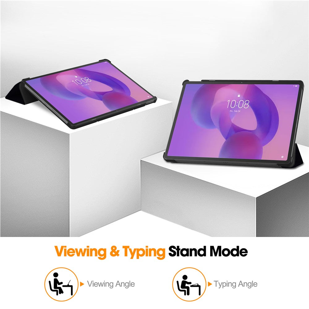 For-Lenovo-Idea-Tab-Pro-Case-Pattern-Print-Leather-Stand-Tablet-Cover-Don't-Touch-Me