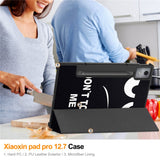 For-Lenovo-Idea-Tab-Pro-Case-Pattern-Print-Leather-Stand-Tablet-Cover-Don't-Touch-Me