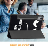 For-Lenovo-Idea-Tab-Pro-Case-Pattern-Print-Leather-Stand-Tablet-Cover-Don't-Touch-Me