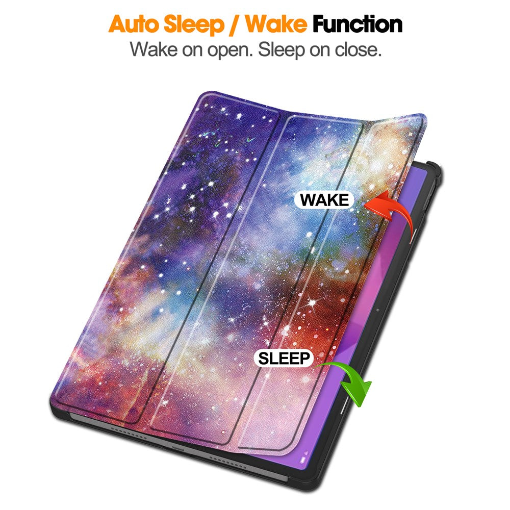 For-Lenovo-Idea-Tab-Pro-Case-Pattern-Print-Leather-Stand-Tablet-Cover-Galaxy