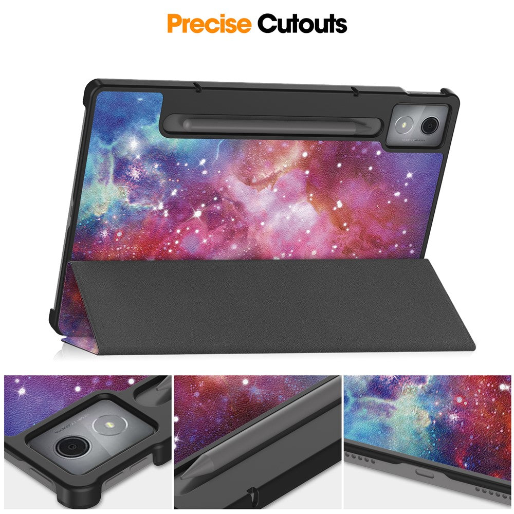 For-Lenovo-Idea-Tab-Pro-Case-Pattern-Print-Leather-Stand-Tablet-Cover-Galaxy