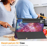 For-Lenovo-Idea-Tab-Pro-Case-Pattern-Print-Leather-Stand-Tablet-Cover-Galaxy