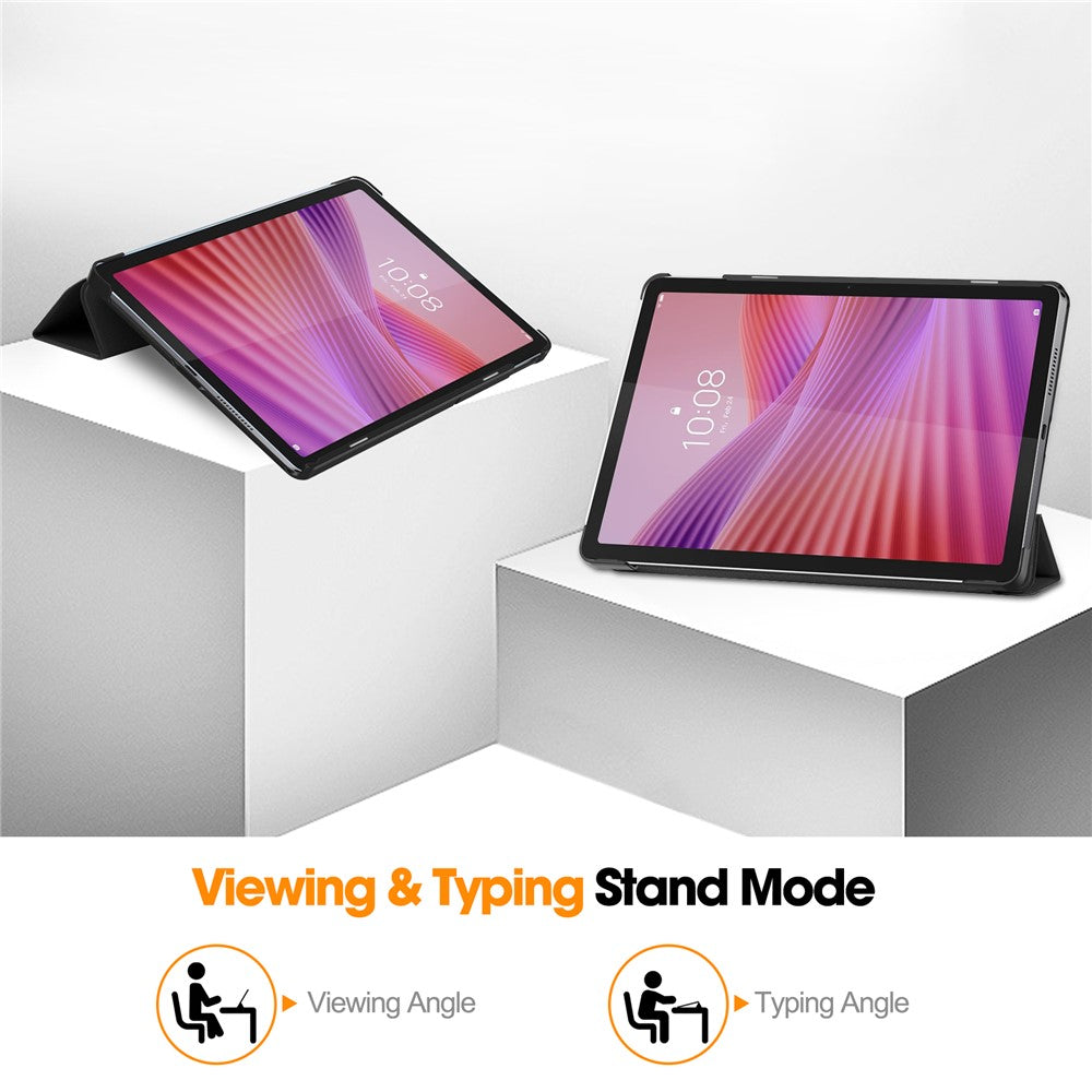 For-Lenovo-Tab-TB311FU-Case-Anti-Drop-Leather-Stand-Tablet-Cover-Black