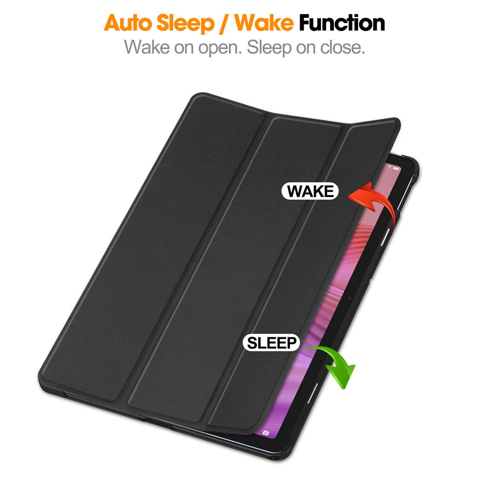 For-Lenovo-Tab-TB311FU-Case-Anti-Drop-Leather-Stand-Tablet-Cover-Black