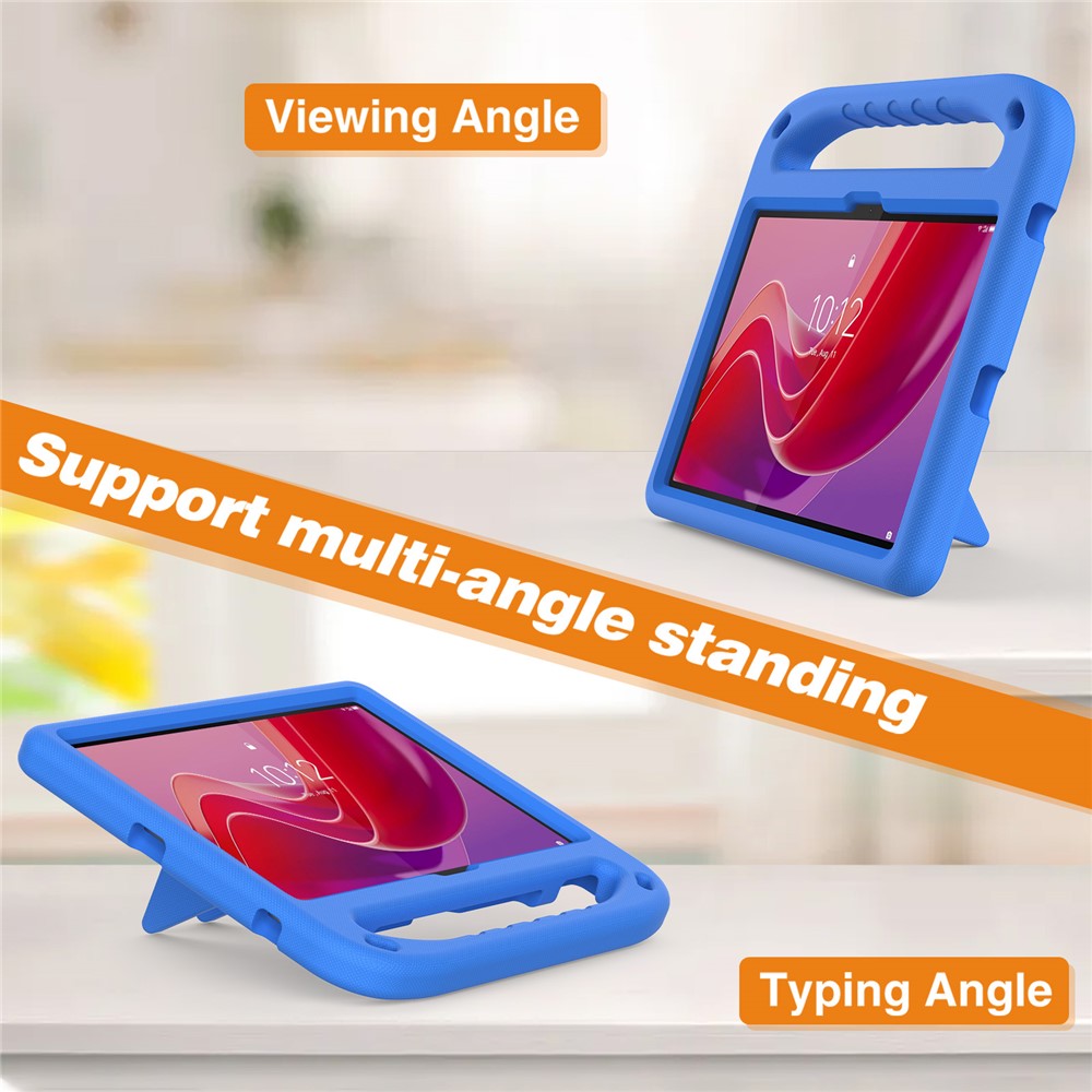 For-Lenovo-Tab-TB311FU-Case-Hand-Grip-Kickstand-Tablet-EVA-Cover-Blue