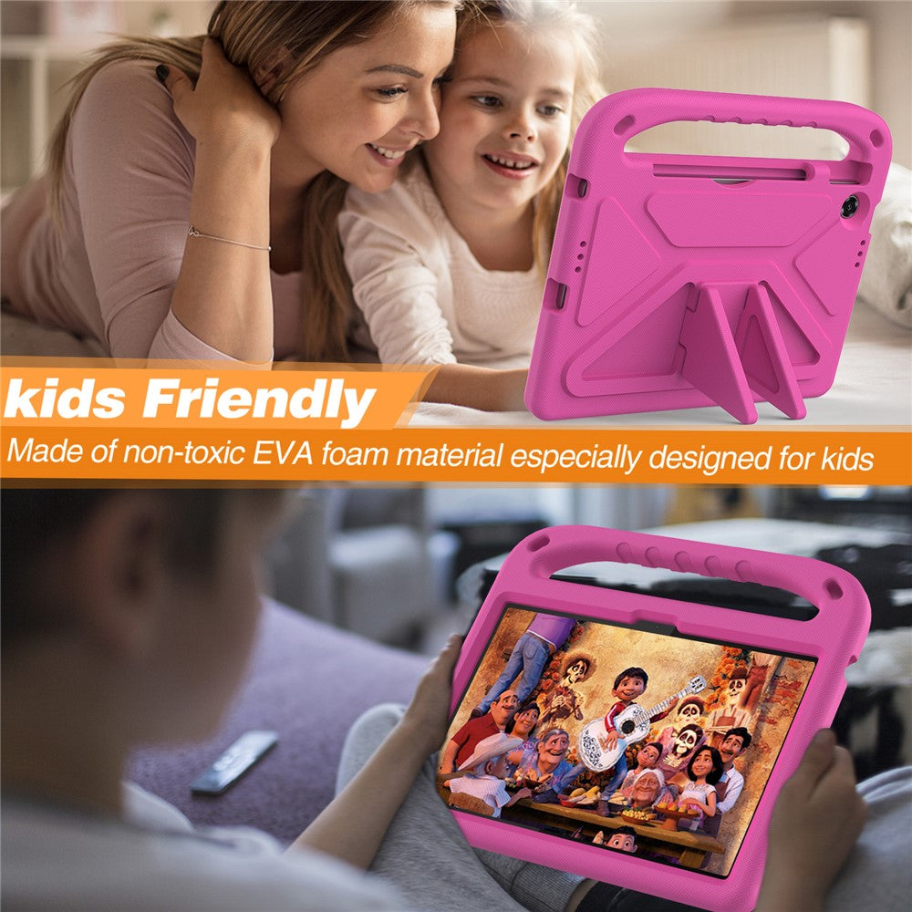 For-Lenovo-Tab-TB311FU-Case-Hand-Grip-Kickstand-Tablet-EVA-Cover-Rose