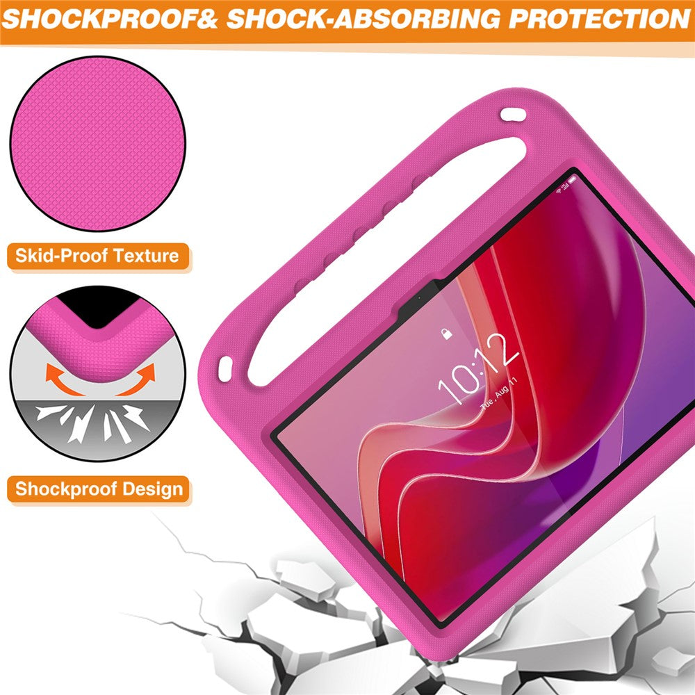 For-Lenovo-Tab-TB311FU-Case-Hand-Grip-Kickstand-Tablet-EVA-Cover-Rose