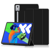 For-Lenovo-Idea-Tab-Pro-/-Xiaoxin-Pad-Pro-12.7-(2025)-Case-PU-Leather-TPU-Back-Trifold-Stand-Tablet-Cover-Black