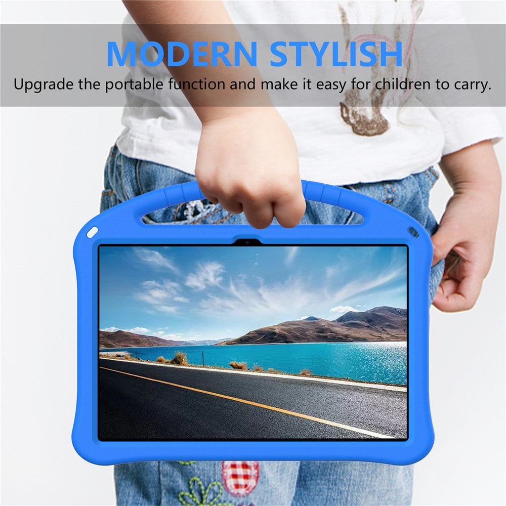 For-Lenovo-Idea-Tab-Pro-(TB-373FU)-Case-EVA-Tablet-Cover-with-Handle-Kickstand-Children-Friendly-Blue