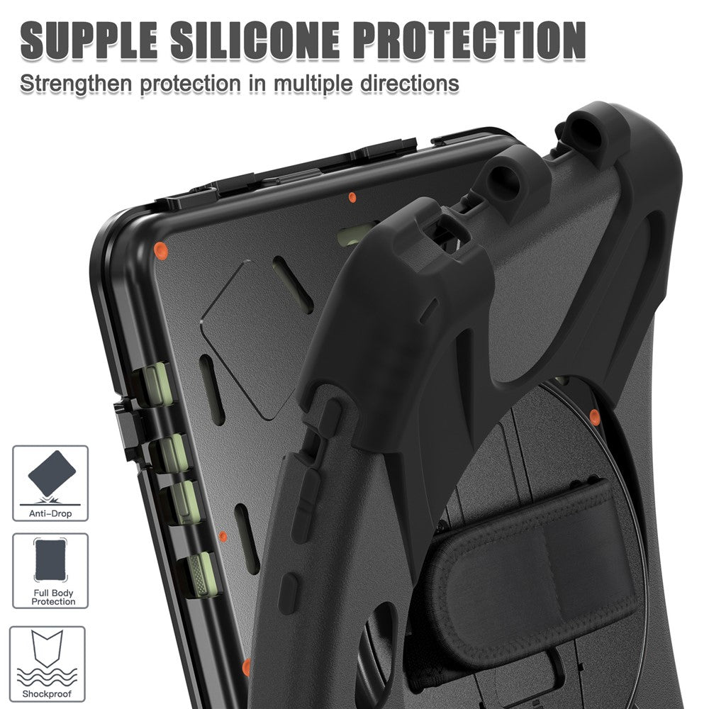 For-Samsung-Galaxy-Tab-Active5-Pro-X350-/-X356B-/-Active-Pro-T540-/-T545-/-T547-/-Active4-Pro-T630-/-T636-Kickstand-Case-Cover-with-Shoulder-Strap-Black