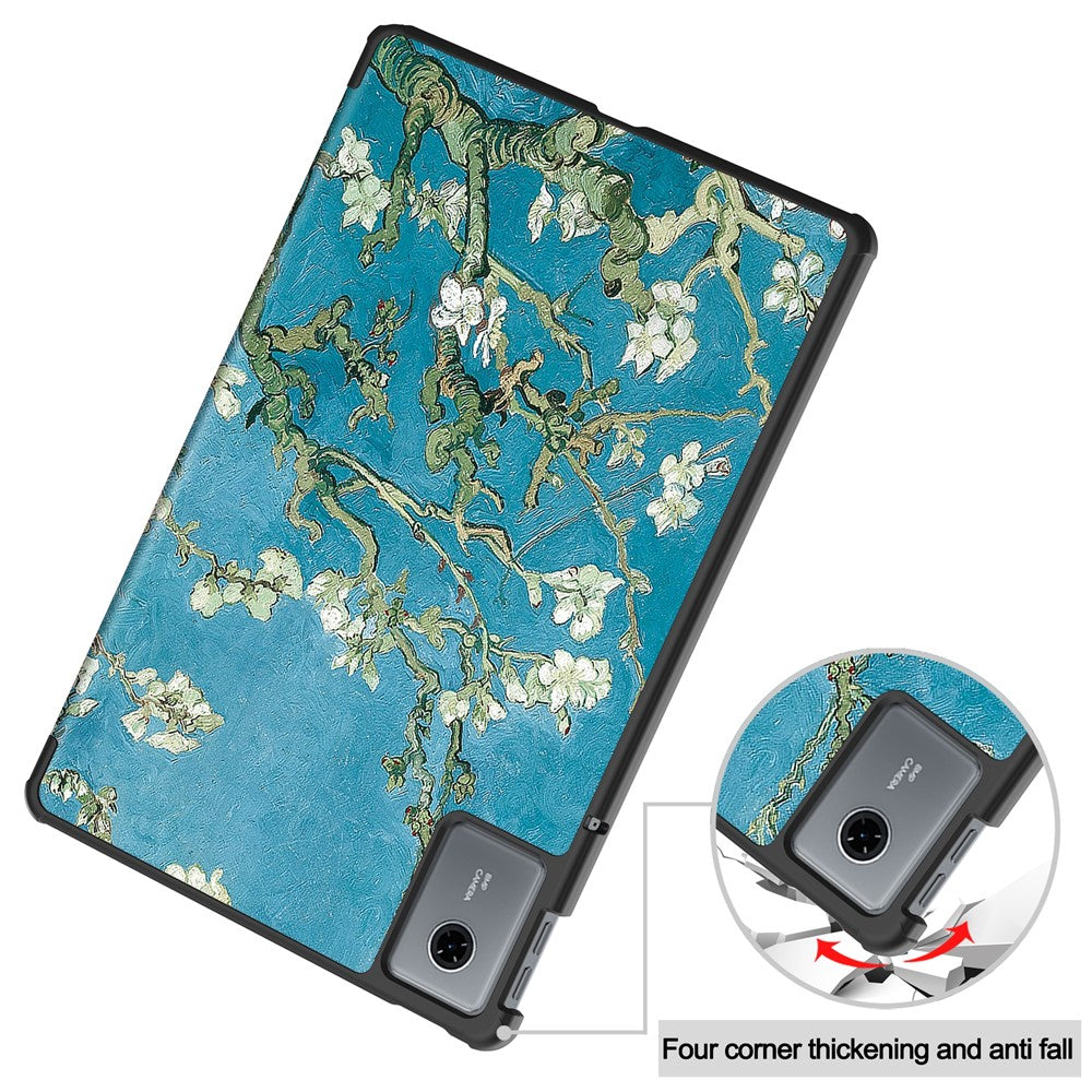 For-Lenovo-Idea-Tab-/-Xiaoxin-Pad-11-2025-Case-Pattern-Print-Leather-Stand-Tablet-Cover-Apricot
