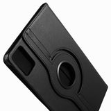 For-Lenovo-Idea-Tab-/-Xiaoxin-Pad-11-2025-Case-Rotating-Stand-PU-Leather-+-PC-Tablet-Cover-with-Elastic-Band-Black
