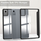 For-Lenovo-Idea-Tab-/-Xiaoxin-Pad-11-2025-Case-Clear-Acrylic-Leather-Tablet-Cover-Support-Auto-Sleep-/-Wake-Black