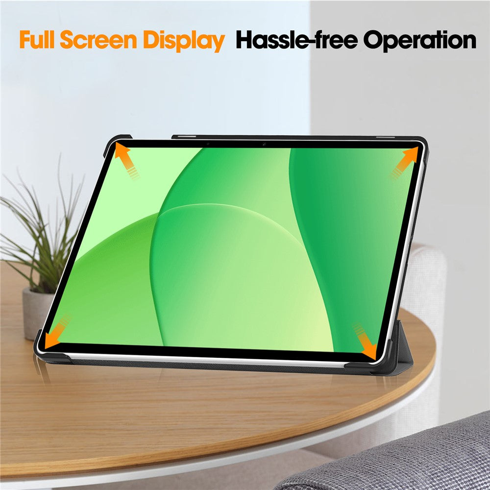 For-Oppo-Pad-SE-/-OnePlus-Pad-Lite-Case-Anti-Drop-Leather-Stand-Tablet-Cover-Grey