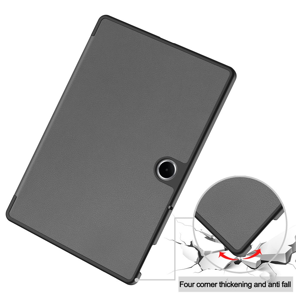 For-Oppo-Pad-SE-/-OnePlus-Pad-Lite-Case-Anti-Drop-Leather-Stand-Tablet-Cover-Grey