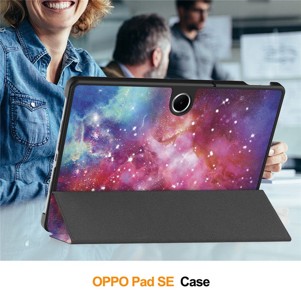 For-Oppo-Pad-SE-/-OnePlus-Pad-Lite-Case-Pattern-Print-Leather-Stand-Tablet-Cover-Galaxy