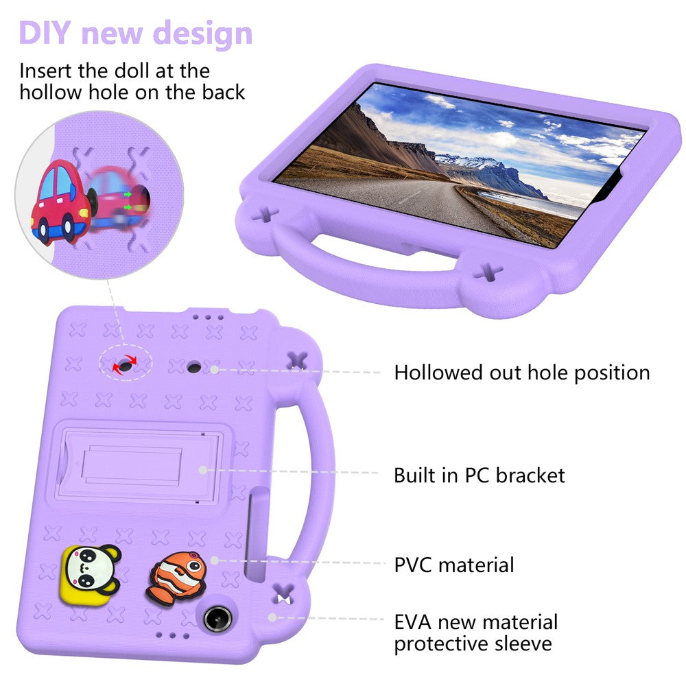 For-Lenovo-Tab-K9-/-Tab-One-Case-Kids-EVA-Tablet-Cover-Purple