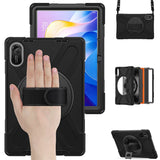 For-Xiaomi-Redmi-Pad-2-Kickstand-Case-TPU-PC-Silicone-Tablet-Cover-with-Shoulder-Strap-Black