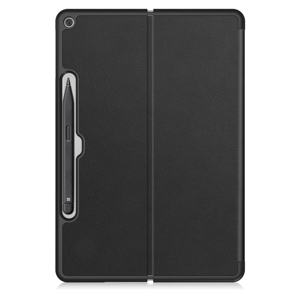 For-Microsoft-Surface-Pro-12inch-Case-PU-Leather-Folding-Stand-Folio-Tablet-Cover-Black