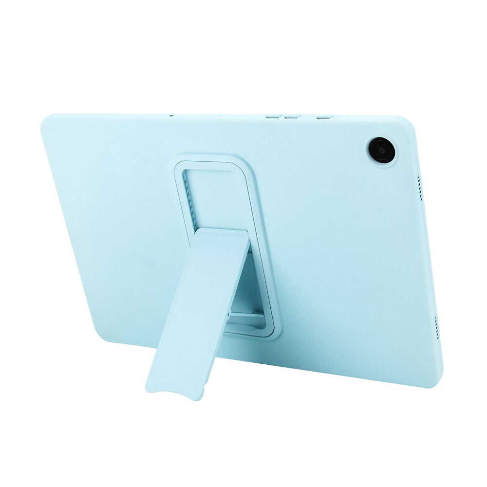 For-Samsung-Galaxy-Tab-A9+-Case-TPU-+-PC-Skin-Friendly-Kickstand-Tablet-Cover-Baby-Blue