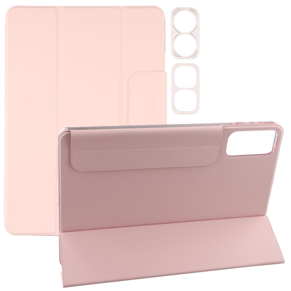 For-Honor-Pad-GT-/-V9-Case-Folding-Stand-Magnetic-Leather-Tablet-Cover-with-Lens-Frames-Pink