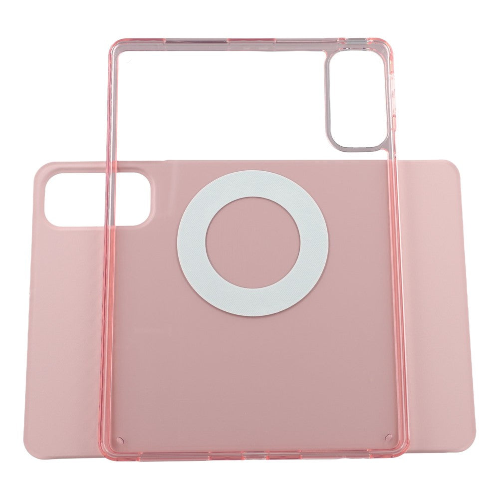 For-Honor-Pad-GT-/-V9-Case-Folding-Stand-Magnetic-Leather-Tablet-Cover-with-Lens-Frames-Pink