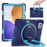 For-Xiaomi-Pad-7S-Pro-12.5-/-6S-Pro-12.4-Case-Kickstand-TPU-+-PC-+-Silicone-Tablet-Cover-Navy-Blue
