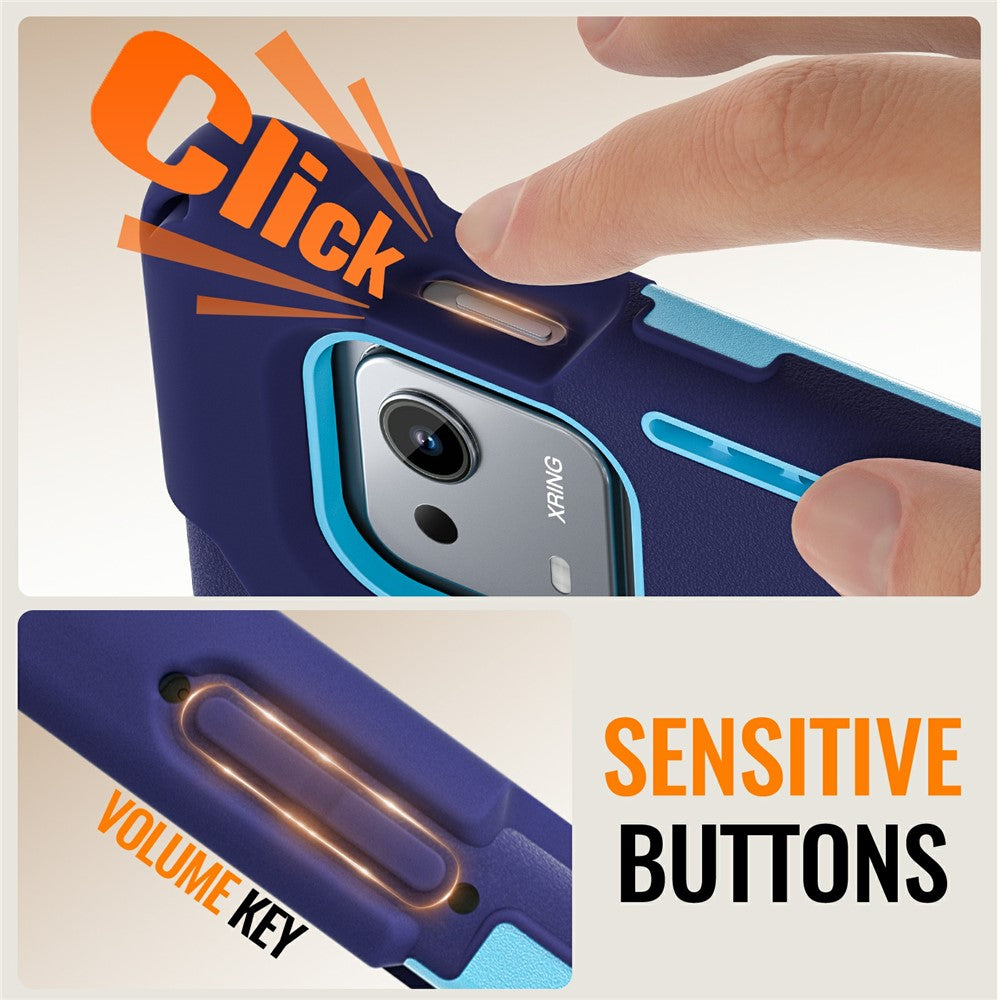 For-Xiaomi-Pad-7S-Pro-12.5-/-6S-Pro-12.4-Case-Kickstand-TPU-+-PC-+-Silicone-Tablet-Cover-Navy-Blue