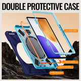 For-Xiaomi-Pad-7S-Pro-12.5-/-6S-Pro-12.4-Case-Kickstand-TPU-+-PC-+-Silicone-Tablet-Cover-Navy-Blue