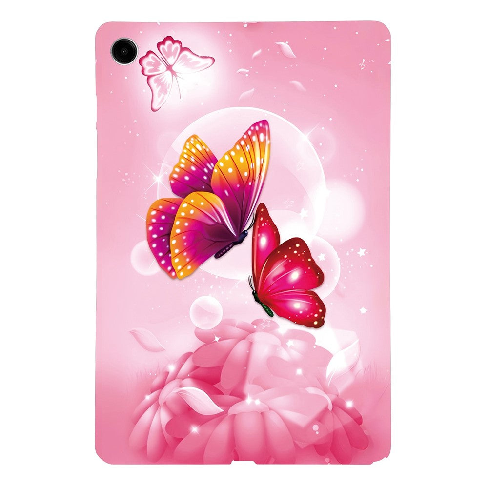 For-Samsung-Galaxy-Tab-A11+-Case-Pattern-Printing-Slim-Soft-TPU-Tablet-Cover-Pink-Butterfly