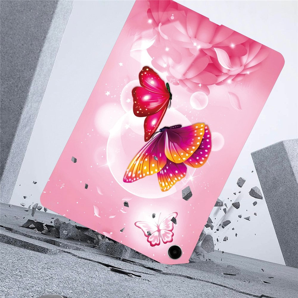 For-Samsung-Galaxy-Tab-A11+-Case-Pattern-Printing-Slim-Soft-TPU-Tablet-Cover-Pink-Butterfly