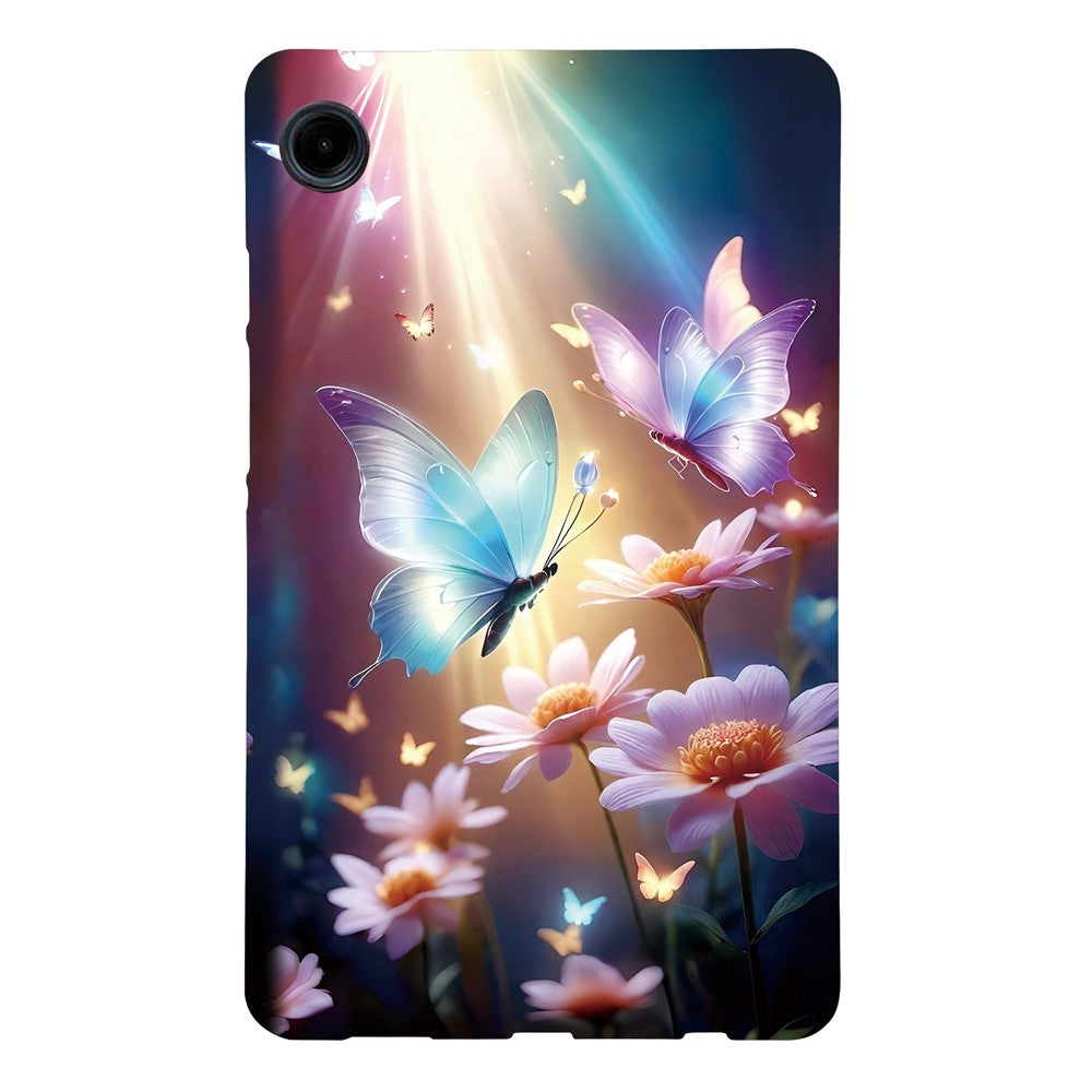 For-Samsung-Galaxy-Tab-A11-/-A9-Case-Pattern-Printing-Slim-Soft-TPU-Tablet-Cover-Butterfly-Floral