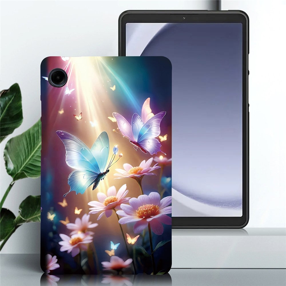 For-Samsung-Galaxy-Tab-A11-/-A9-Case-Pattern-Printing-Slim-Soft-TPU-Tablet-Cover-Butterfly-Floral