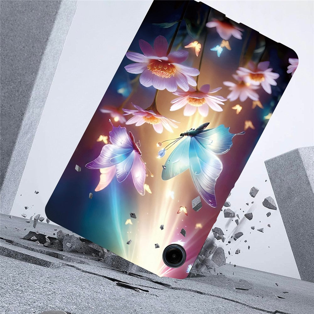 For-Samsung-Galaxy-Tab-A11-/-A9-Case-Pattern-Printing-Slim-Soft-TPU-Tablet-Cover-Butterfly-Floral
