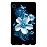 For-Samsung-Galaxy-Tab-A11-/-A9-Case-Pattern-Printing-Slim-Soft-TPU-Tablet-Cover-Black-Orchid