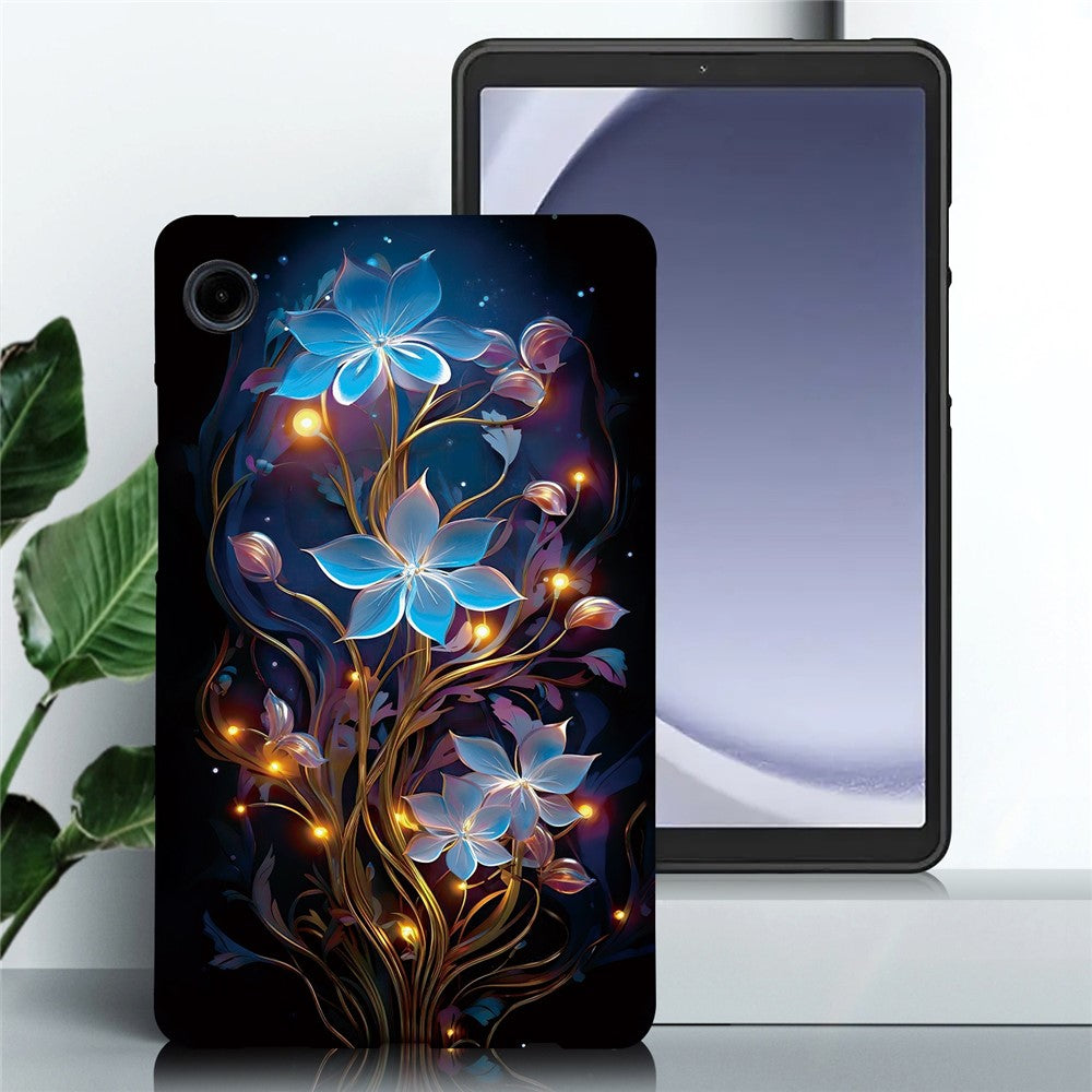 For-Samsung-Galaxy-Tab-A11-/-A9-Case-Pattern-Printing-Slim-Soft-TPU-Tablet-Cover-Small-Lantern-Flower