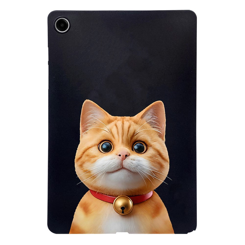 For-Samsung-Galaxy-Tab-A11+-Case-Pattern-Printing-Slim-TPU-Tablet-Protective-Cover-Shorthair-Cat